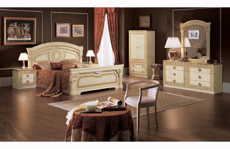 Aida Ivory Bedroom w/Gold, Camelgroup Italy