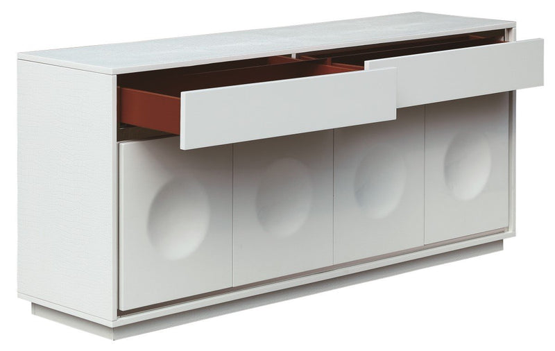 Angelina Modern White Buffet