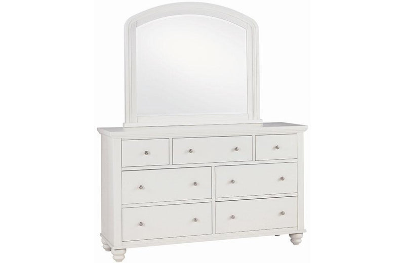 Cambridge Double Dresser and Mirror Eggshell