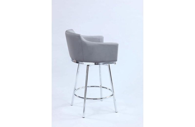 Niccolo Swivel Stool Gray