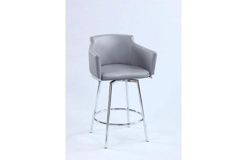 Niccolo Swivel Stool Gray