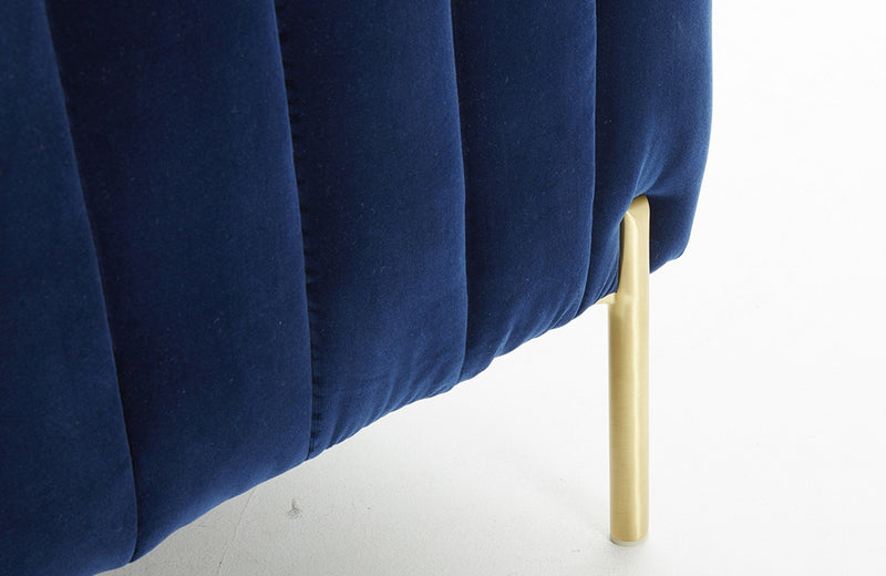 Deco Fabric Sofa Blue