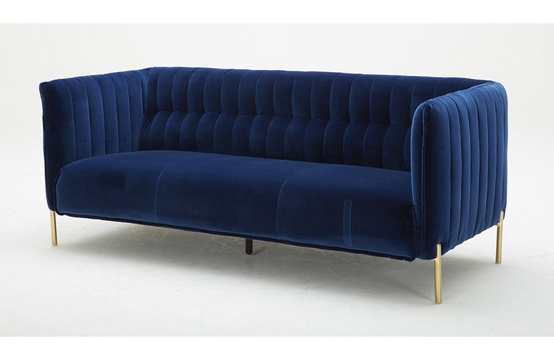 Deco Fabric Sofa Blue