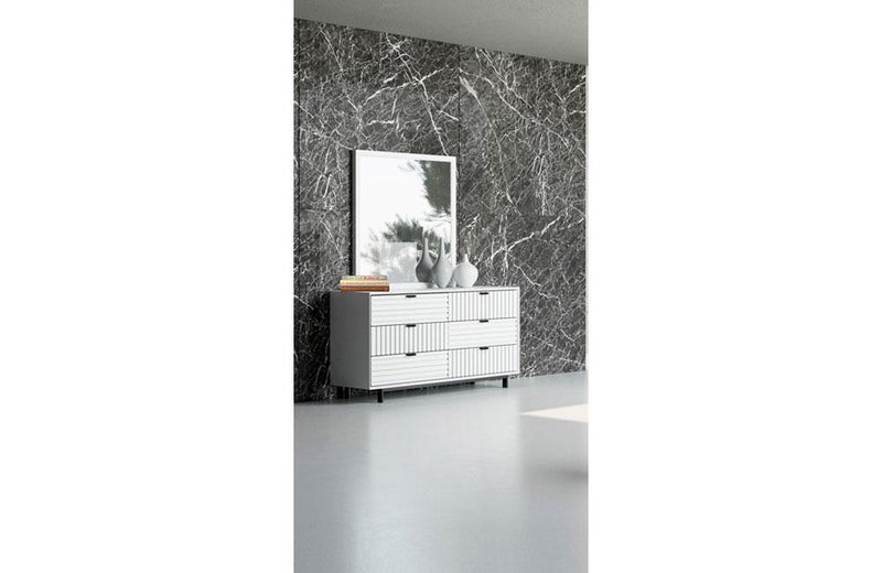 Valencia Contemporary White Dresser