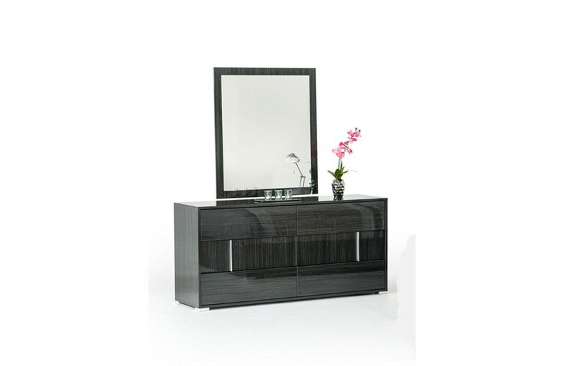 Ari Italian Modern Gray Dresser