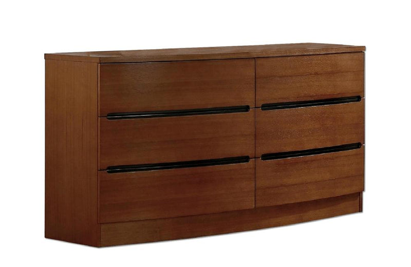 Flavian 6 Drawer Dresser Brown