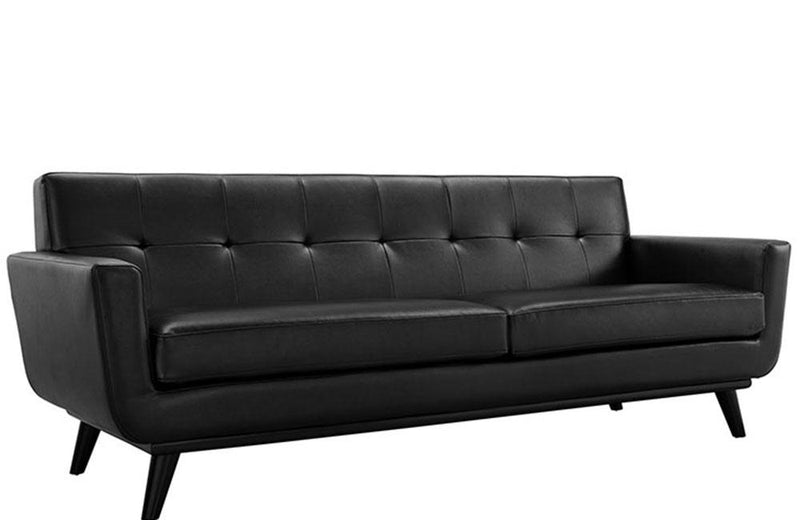 Ryleigh Modern Engage Bonded Leather Sofa