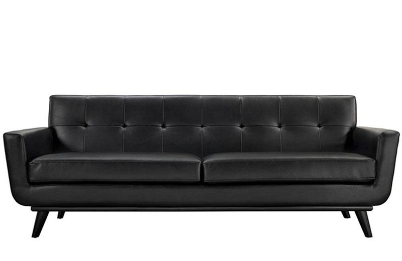 Ryleigh Modern Engage Bonded Leather Sofa