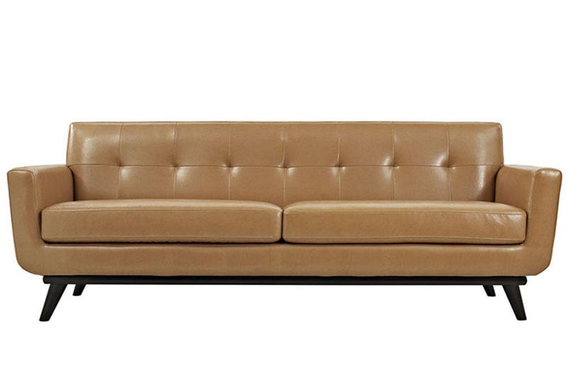 Ryleigh Modern Engage Bonded Leather Sofa