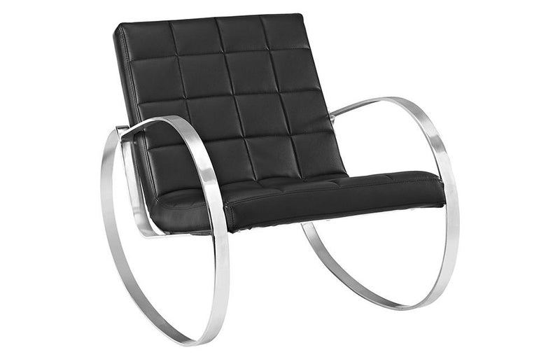 Ana Upholsterd Vinyl Lounge Chair