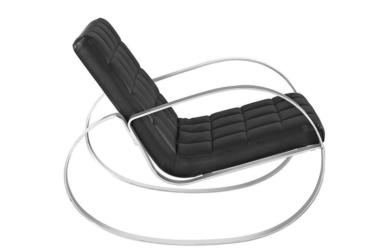 Ana Upholsterd Vinyl Lounge Chair