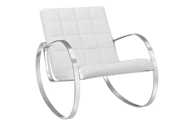 Ana Upholsterd Vinyl Lounge Chair