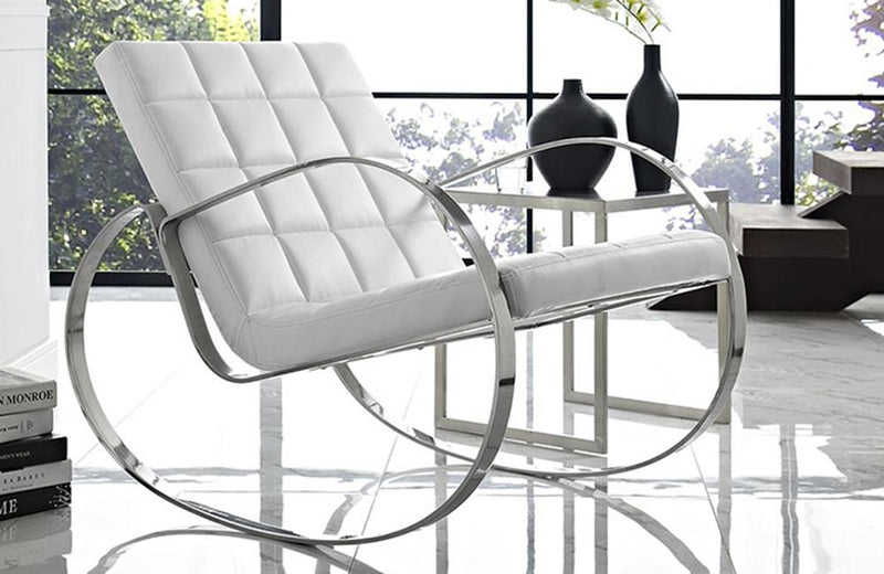 Ana Upholsterd Vinyl Lounge Chair