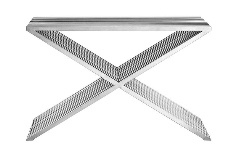 Edwin Console Table in Silver