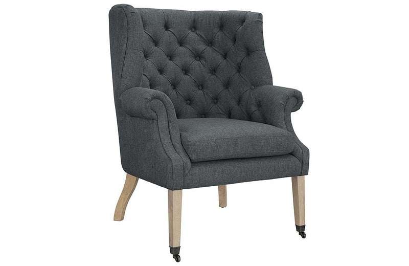 Kathryn Upholsterd Fabric Lounge Chair