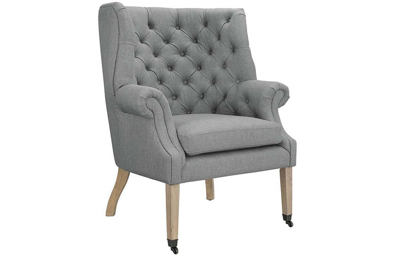 Kathryn Upholsterd Fabric Lounge Chair