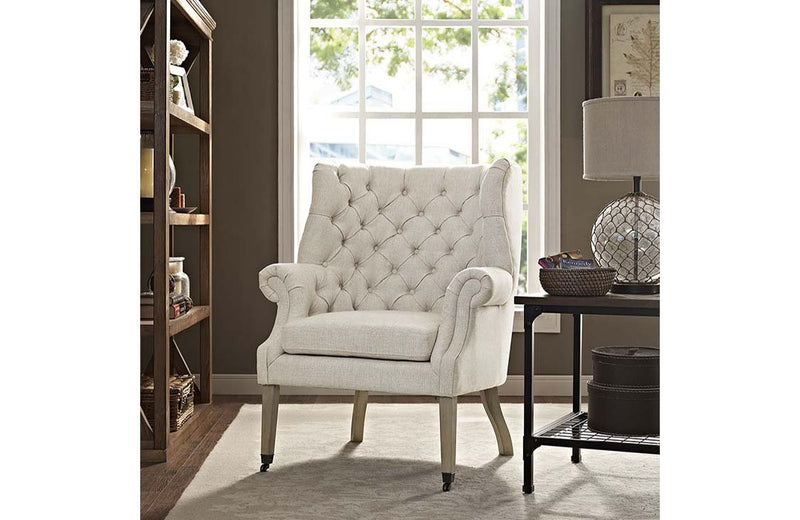 Kathryn Upholsterd Fabric Lounge Chair