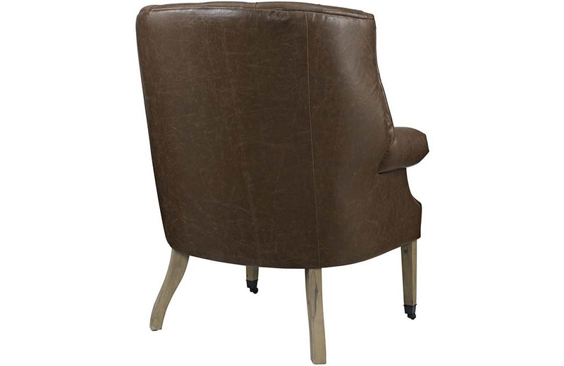 Genevieve Upholsterd Vinyl Lounge Chair