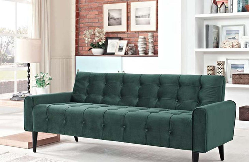 Katie Modern Delve Velvet Sofa