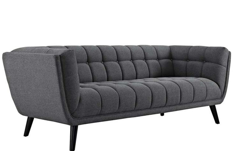 Jacqueline Modern Bestow Upholstered Fabric Sofa