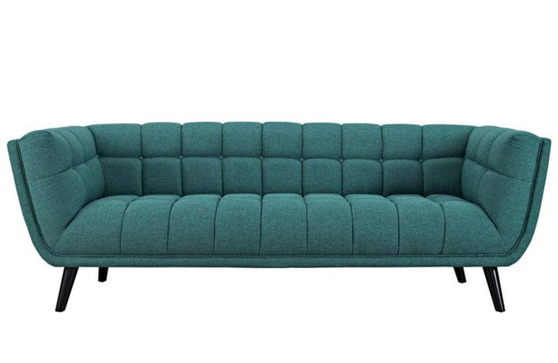 Jacqueline Modern Bestow Upholstered Fabric Sofa