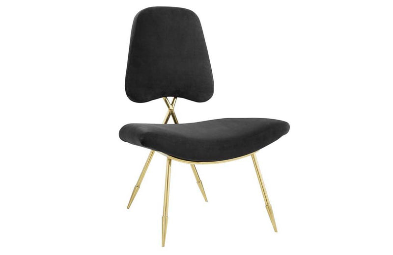 Cecilia Upholsterd Velvet Lounge Chair