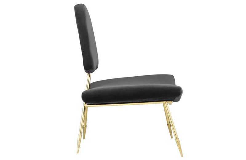 Cecilia Upholsterd Velvet Lounge Chair