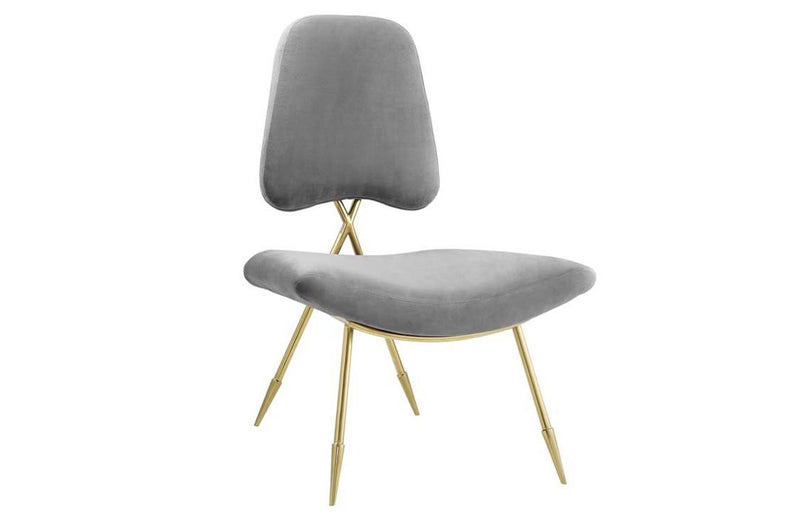 Cecilia Upholsterd Velvet Lounge Chair