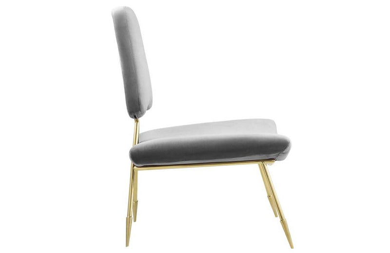 Cecilia Upholsterd Velvet Lounge Chair