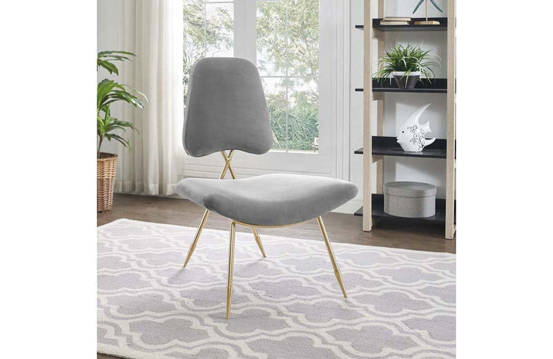 Cecilia Upholsterd Velvet Lounge Chair