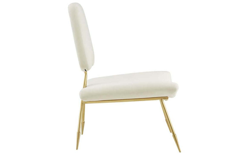 Cecilia Upholsterd Velvet Lounge Chair