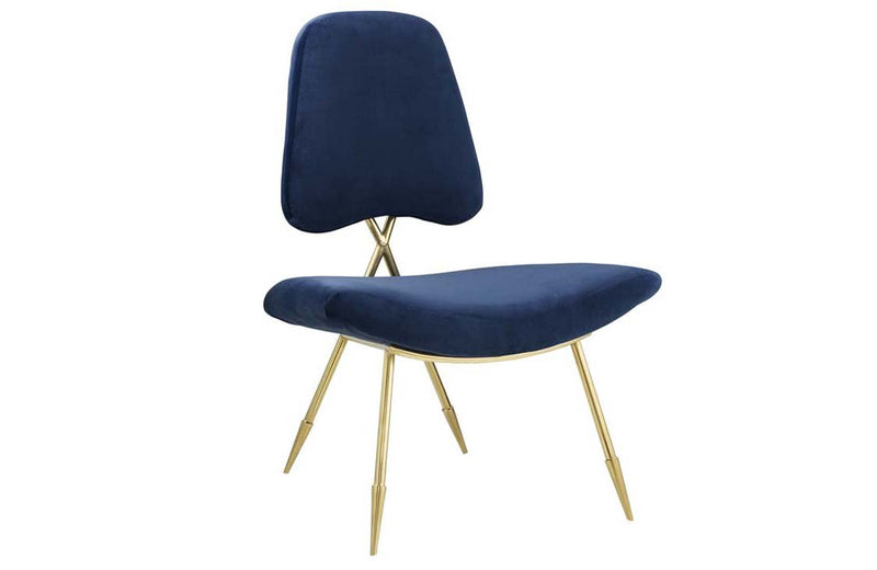 Cecilia Upholsterd Velvet Lounge Chair