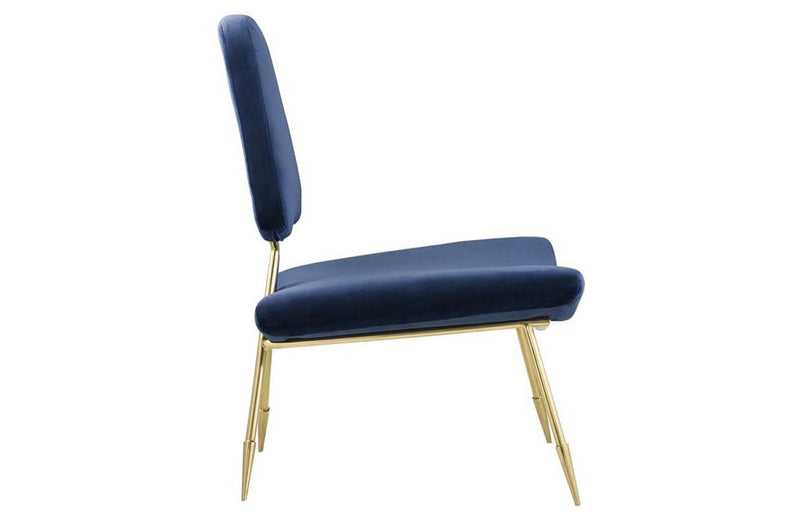 Cecilia Upholsterd Velvet Lounge Chair