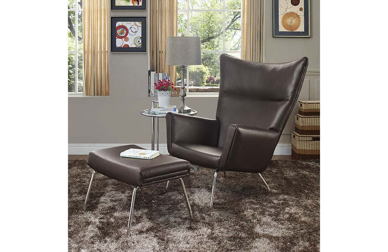 Erin Leather Lounge Chair