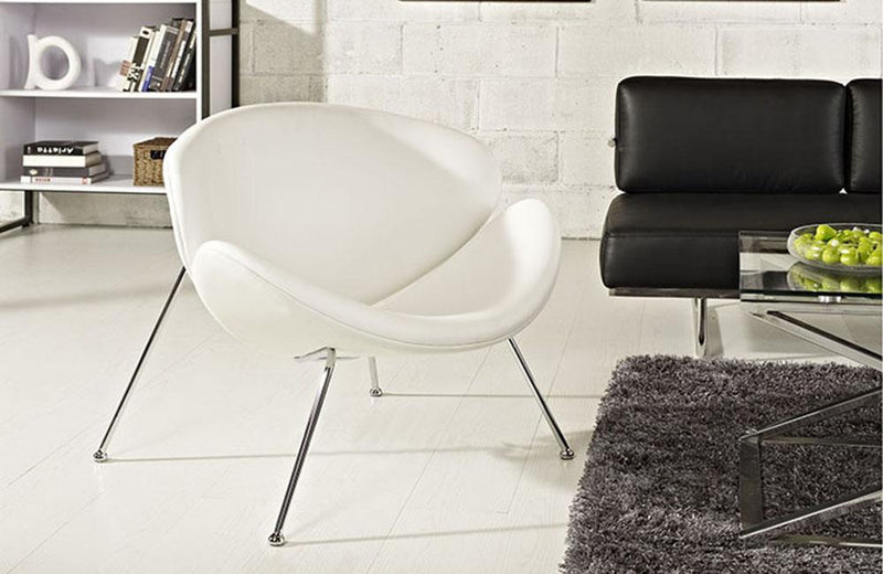 Jeffrey Upholsterd Vinil Lounge Chair