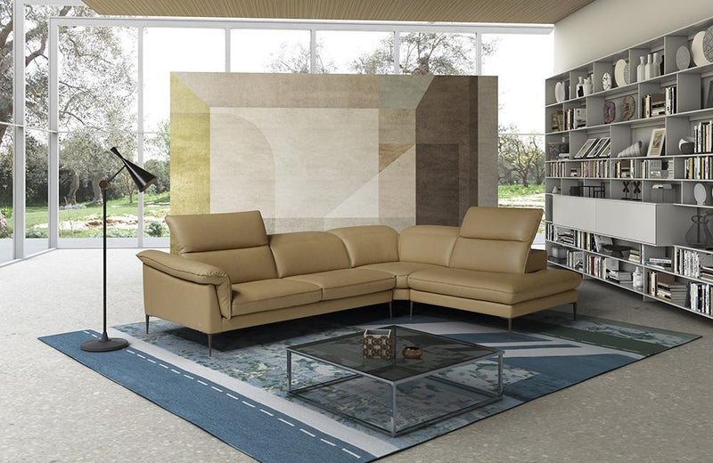 Dunstan Premium Leather Sectional Sofa