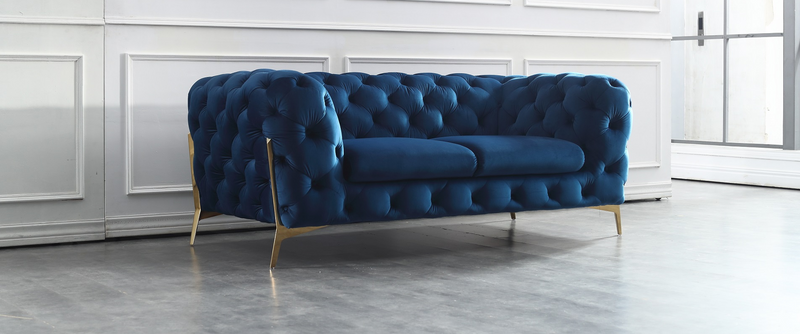 Francheska Blue Sofa Set