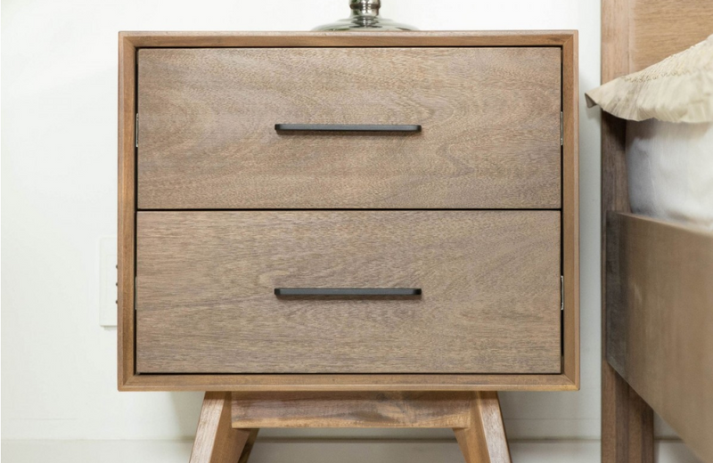 Clariss - Contemporary Walnut NIghtstand