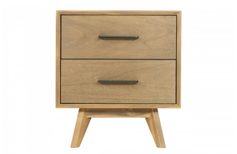 Clariss - Contemporary Walnut NIghtstand