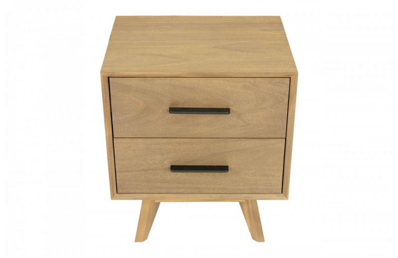 Clariss - Contemporary Walnut NIghtstand