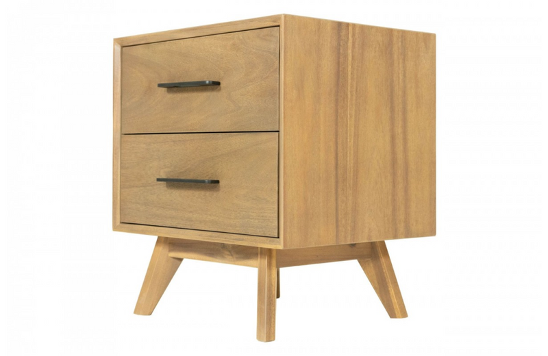 Clariss - Contemporary Walnut NIghtstand