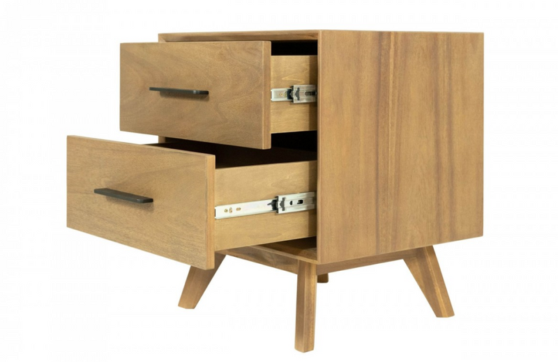 Clariss - Contemporary Walnut NIghtstand