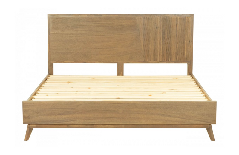 Clariss - Contemporary Walnut Bed