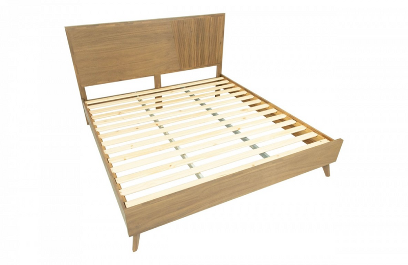 Clariss - Contemporary Walnut Bed