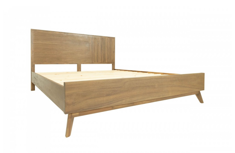 Clariss - Contemporary Walnut Bed