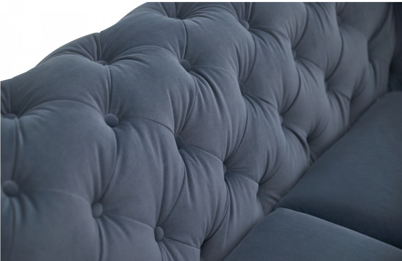 Santa Ana - Modern Dark Grey Fabric Sofa