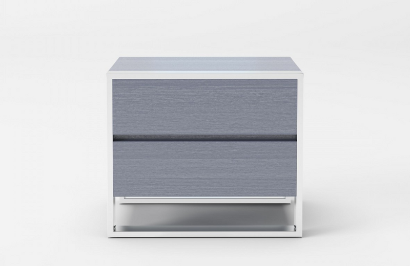 Jennie - Modern Grey Nightstand