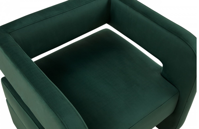 Berkeley Modern Dark Green Accent Chair