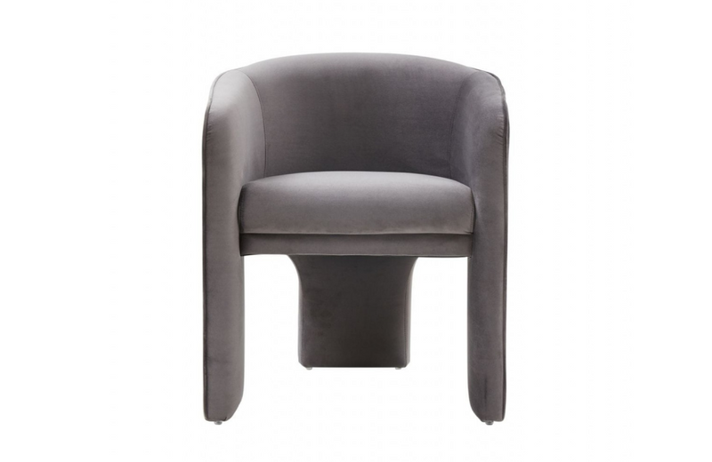 Tomas Modern Dark Grey Accent Chair