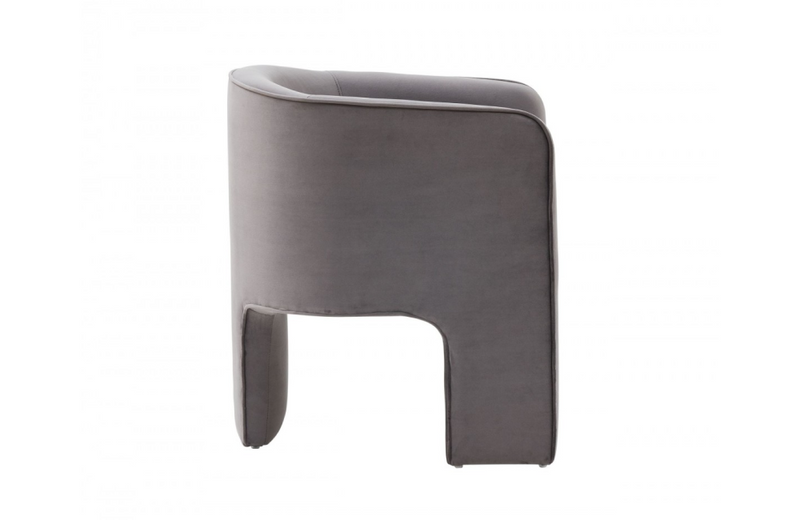 Tomas Modern Dark Grey Accent Chair